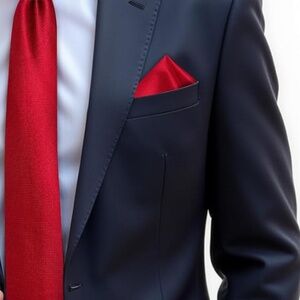 Stacy Adams Tie , Set w handkerchief Bg&Tall, Great 4 Valentines and more